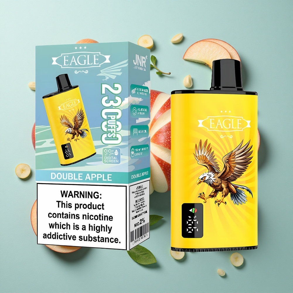 Dobbelt Æble JNR EAGLE Smart 23000 Puffs 25ml e-Væske Kapacitet