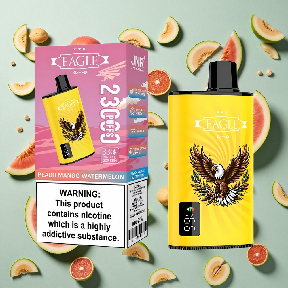 Fersken Mango Vandmelon JNR EAGLE Smart 23000 Puffs 25ml e-Væskekapacitet