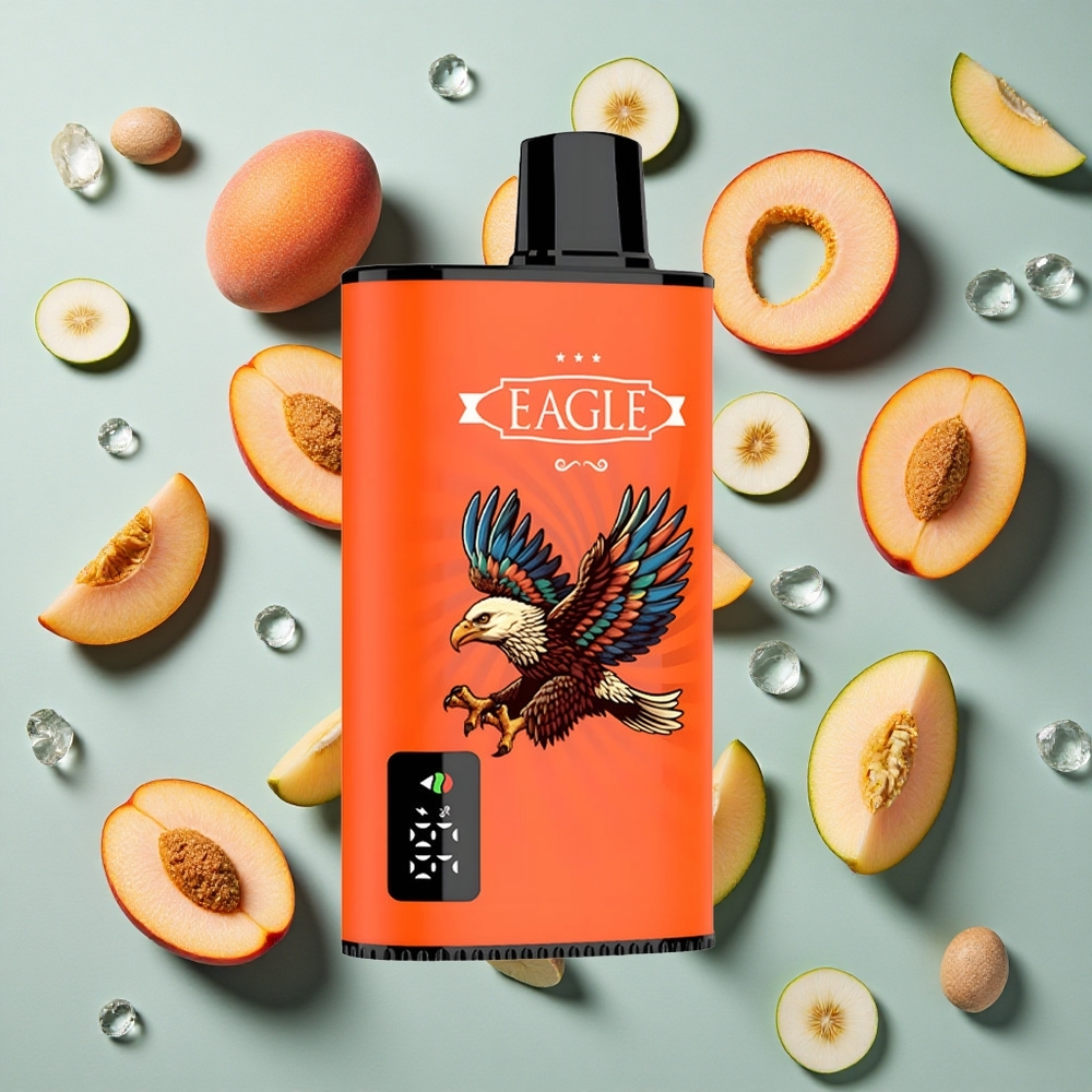 Juicy Peaches JNR EAGLE Smart 23000 Puffs Engangs vape 25ml e-Liquid Kapacitet