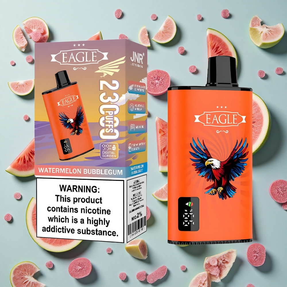 Vandmelon Bubblegum JNR EAGLE Smart 23000 Puffs 25ml e-Liquid Kapacitet
