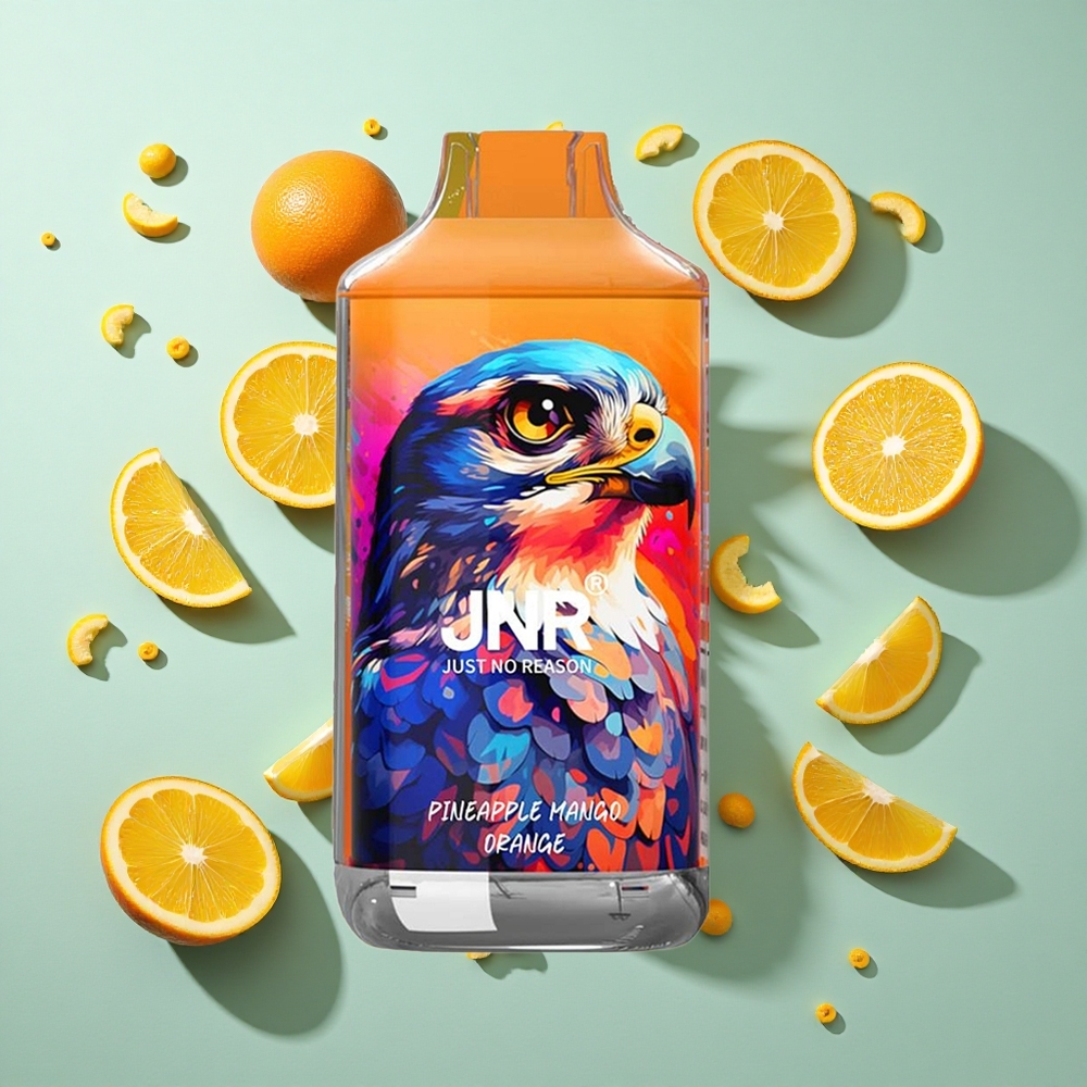 Ananas Mango Appelsin JNR Falcon 16000 Puffs 22ml E-væske Kapacitet