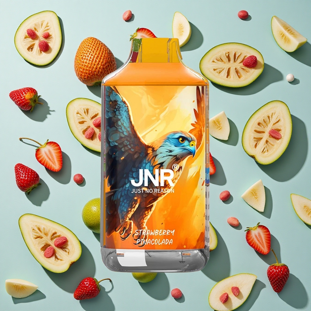 Jordbær Pina Colada JNR Falcon 16000 Puffs 22ml