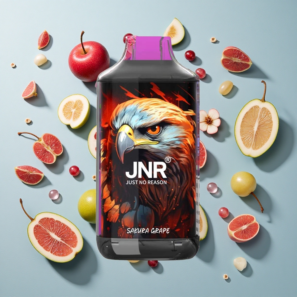 Sakura Grape JNR Falcon 16000 Puffs 22ml E-væske Kapacitet