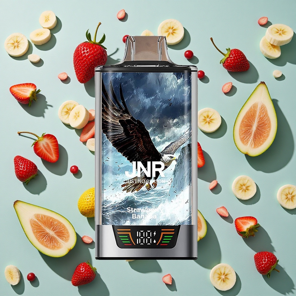 Jordbær Banan JNR Falcon Pro 28000 28000 Puffs 5% Nikotinstyrke