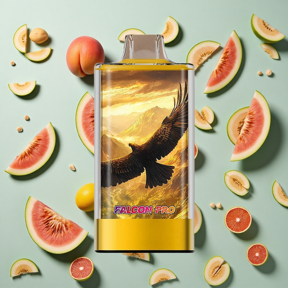 Peach Mango Watermelon JNR Falcon Pro 28000 28000 puff 5% nikotinstyrke