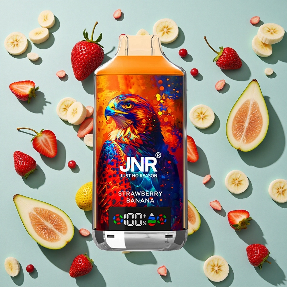 Jordbær Banan JNR Falcon X 18000 Puffs 24ml