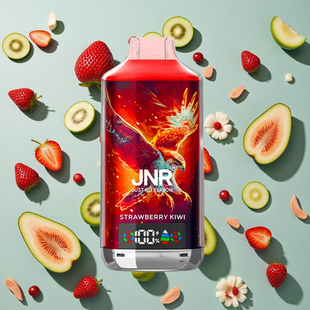 Jordbær Kiwi JNR Falcon X 18000 Puffs 24ml E-væske Kapacitet