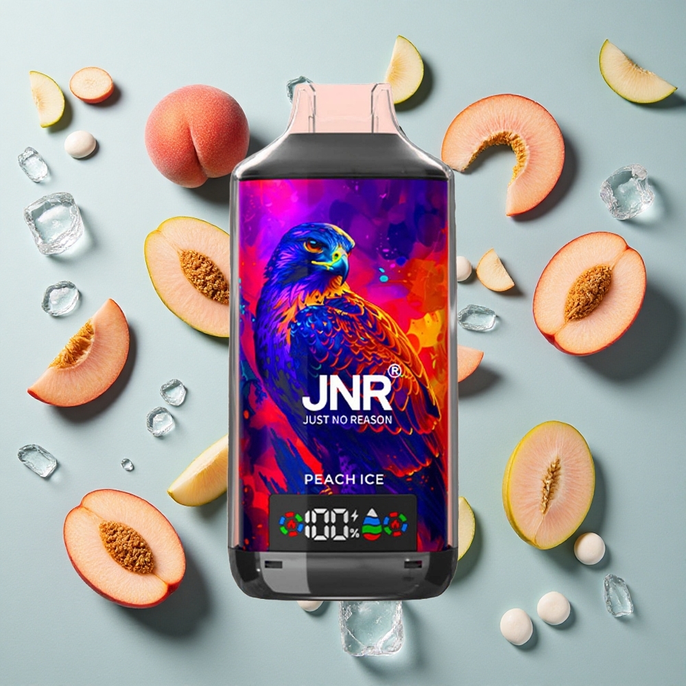 Peach Ice JNR Falcon X 18000 Puffs 24ml