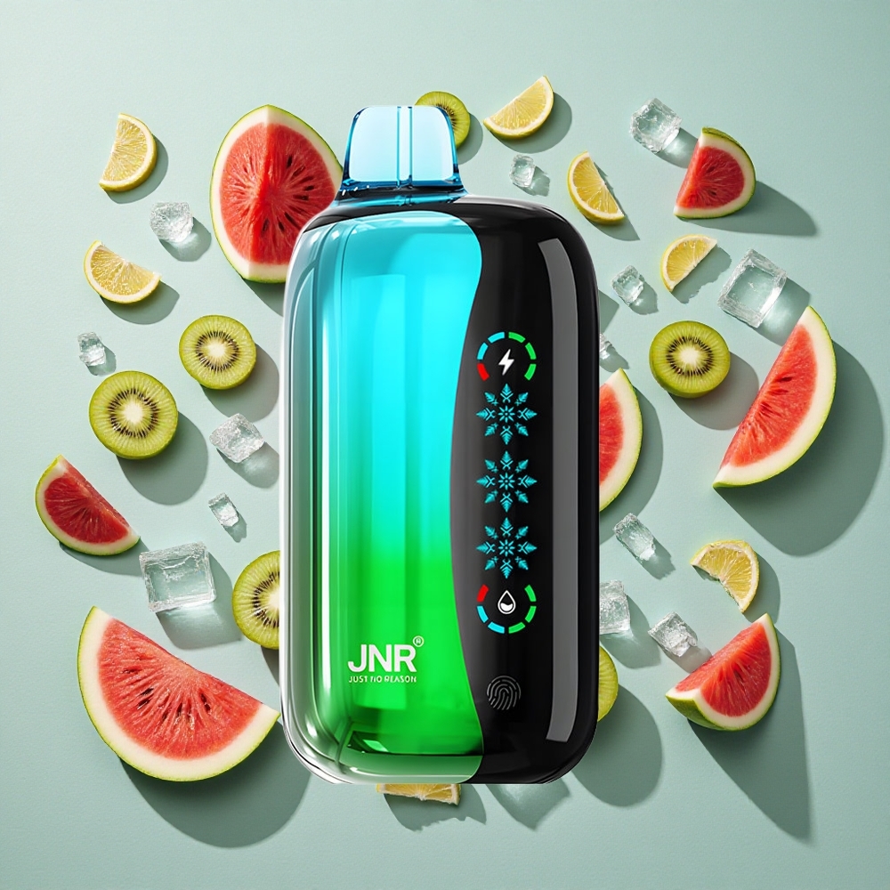 Kiwi Vandmelon Is JNR Flex Ice 21000 Puffs 26ml E-væske