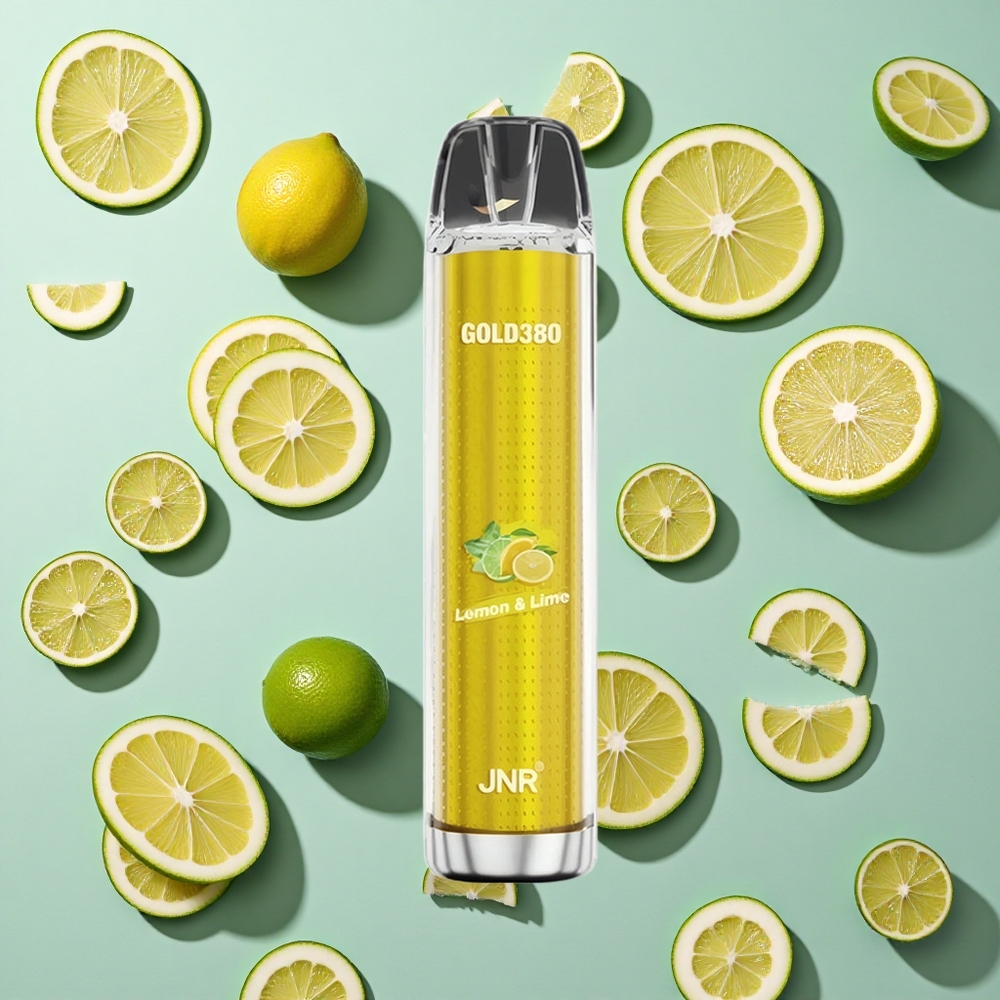 Citron Lime JNR Glod380 6000 Puffs Engangs vape 13ml e-væske kapacitet