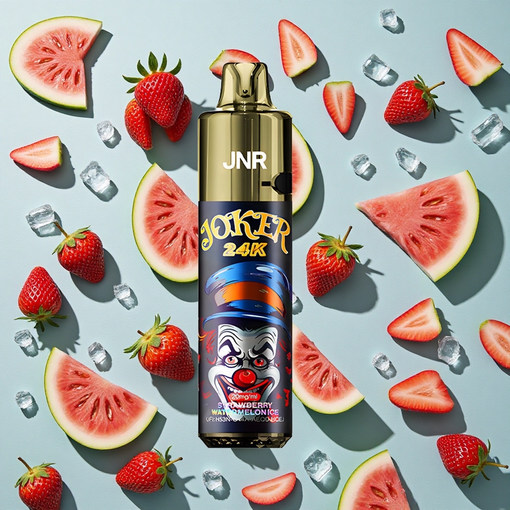Jordbær Vandmelon Is JNR Joker 24000 Puffs 2+10ml Genopfyldelig Pod