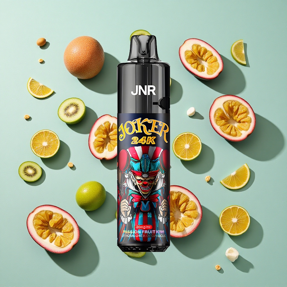 Passion Fruit Kiwi JNR Joker 24.000 Puffs 2% nikotinindhold