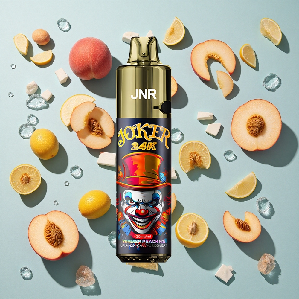 Sommerfersken Is JNR Joker 24000 Puffs Genanvendelig Vape med 2% nikotin