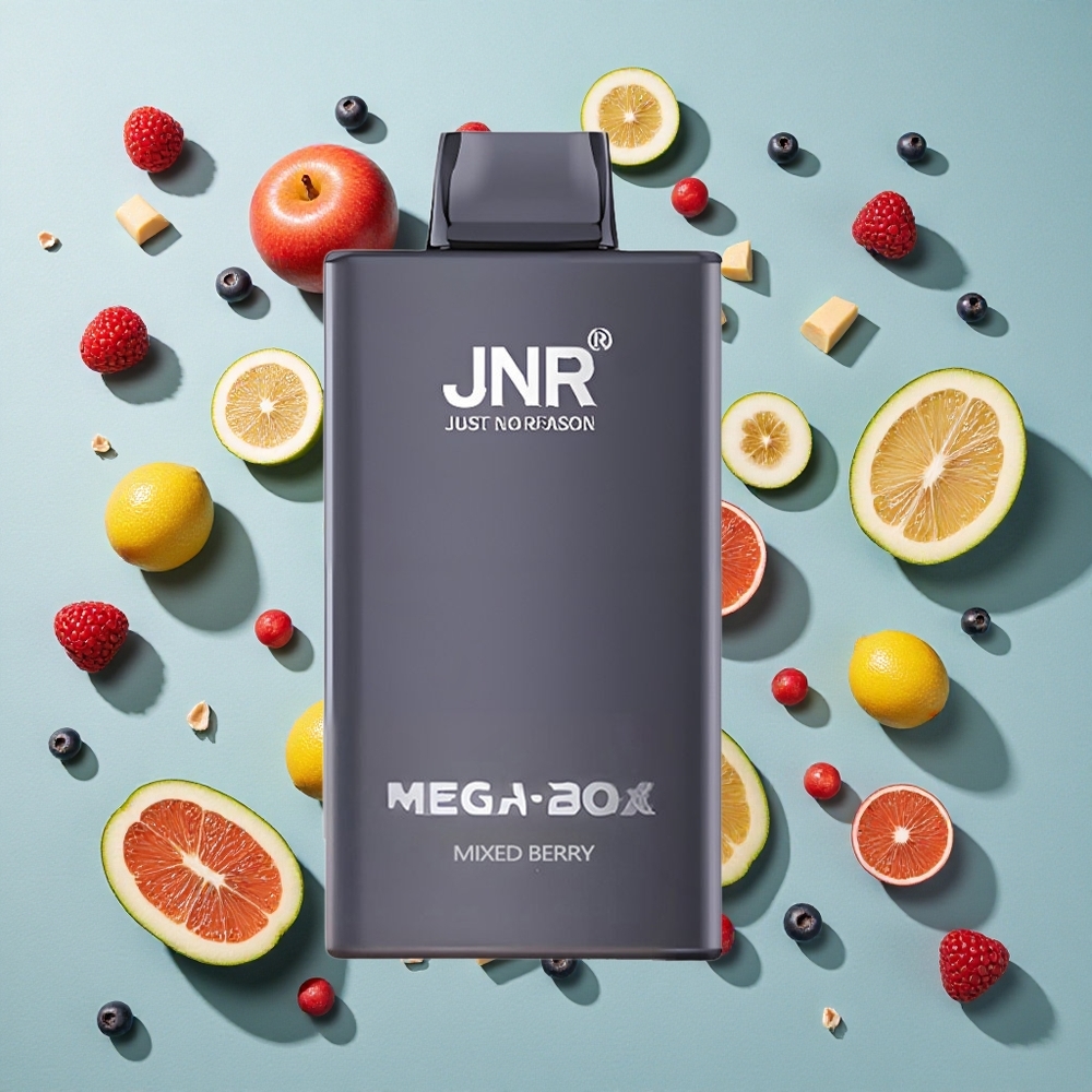 Blandet Bær JNR Mega Box 25000 Puffs 2% Nikotin