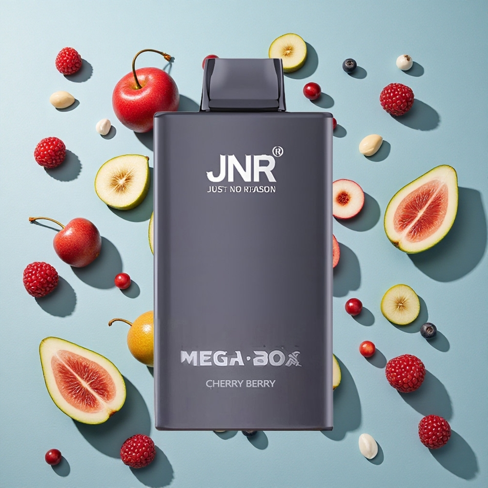 Cherry Berry JNR Mega Box 25000 Puffs Type-C Hurtigopladning