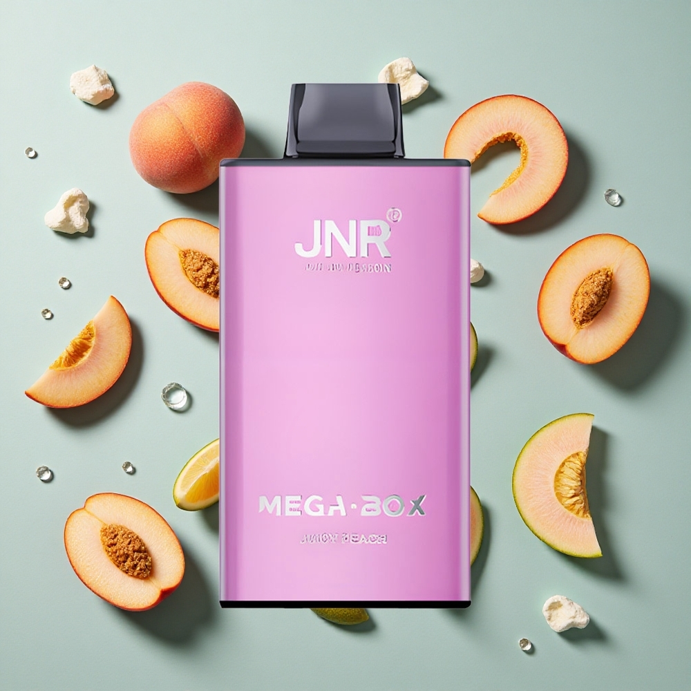 Juicy Peach JNR Mega Box 25000 Puffs 30ml E-liquid Kapacitet