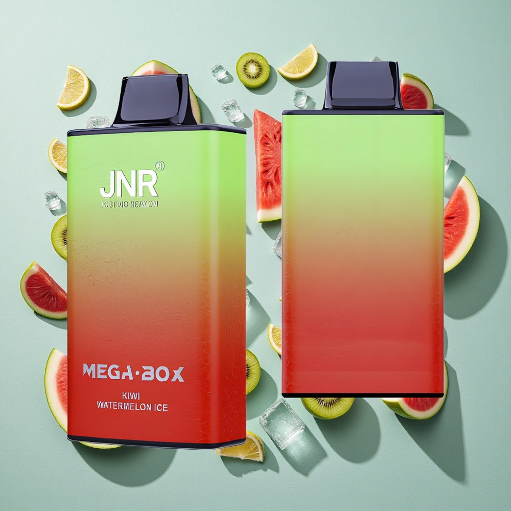 Kiwi Vandmelon Is JNR Mega Box 25000 Puffs 30ml E-væske Kapacitet