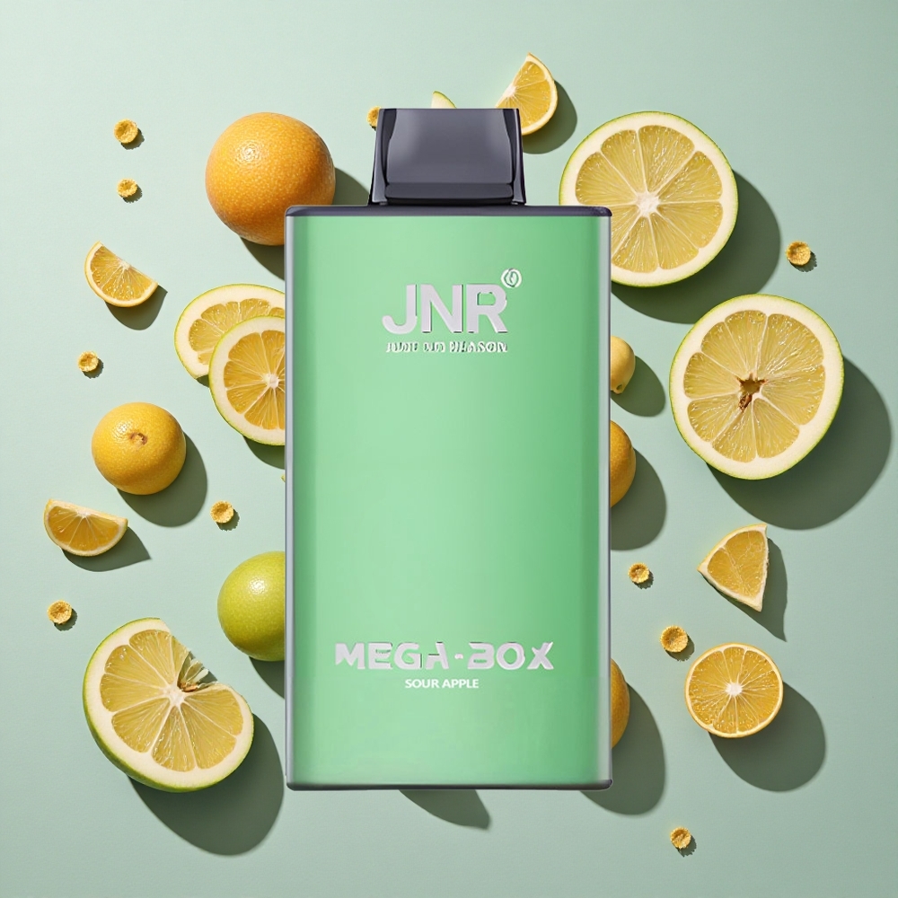 Sur Æble JNR Mega Box 25000 Puffs 30ml E-væske Kapacitet