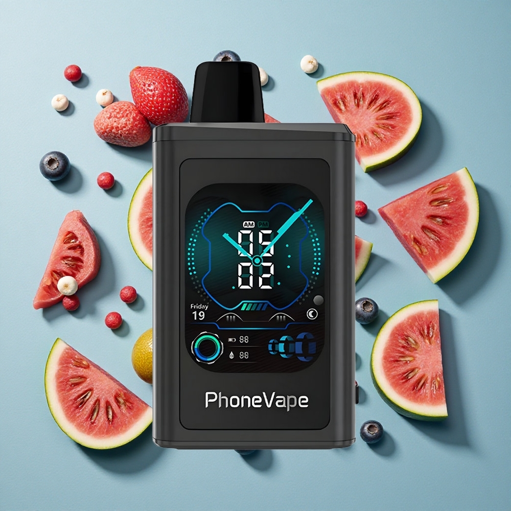 Blåbær Vandmelon JNR PhoneVape 30000 puffe App Styret