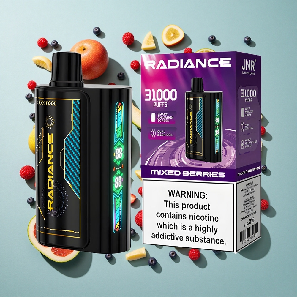 Blandede Bær JNR Radiance 31000 Puffs 2% Nikotin