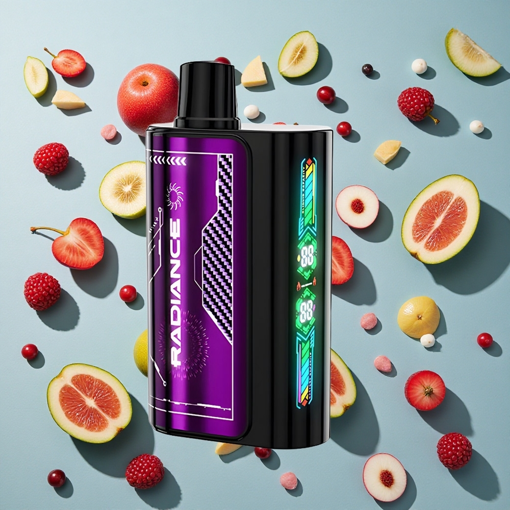 Cherry Berry JNR Radiance 31000 Puffs genanvendelig e-cigaret 28ml E-væske