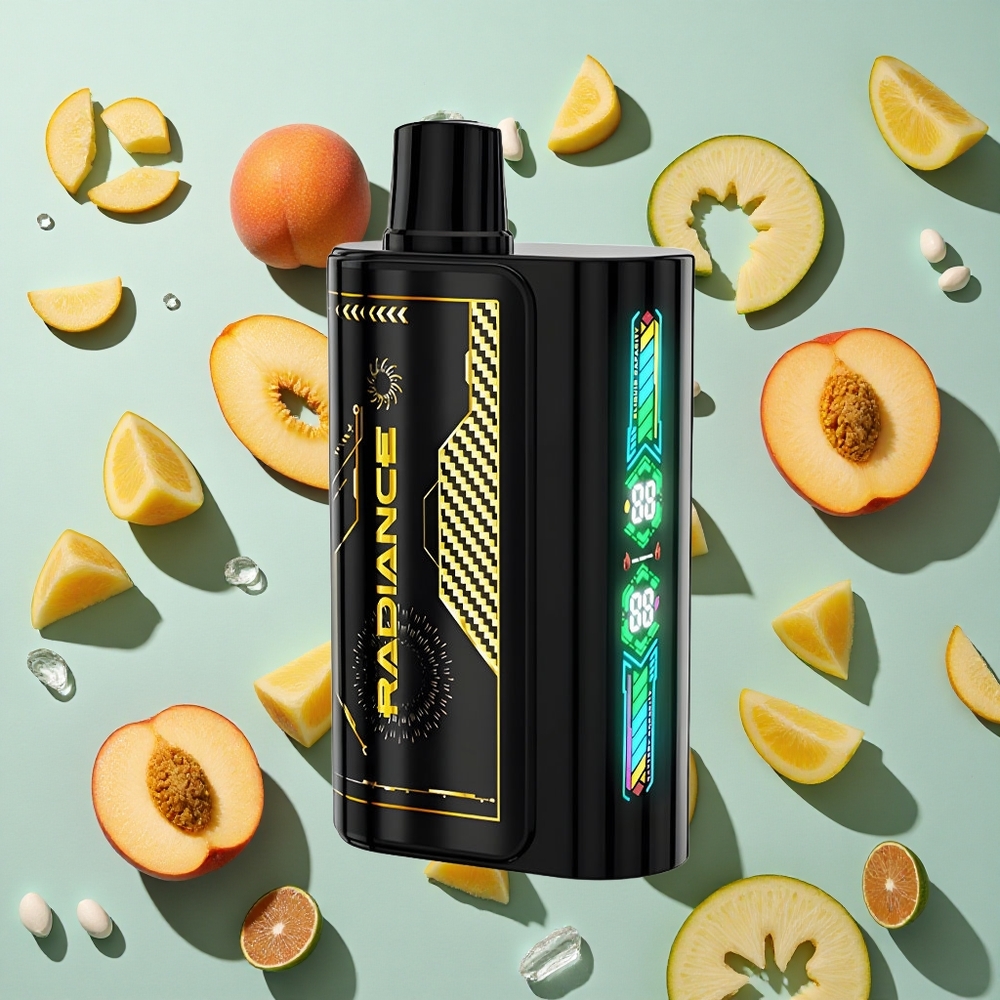 Peach Mango Pineapple JNR Radiance 31000 Puffs Omladningsbar E-cigaret 28ml