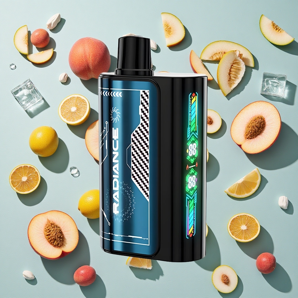 Sommer Fersken Is JNR Radiance 31000 Puffs 28ml E-væske