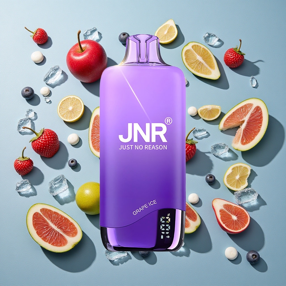 Grape Ice JNR Rainbow 10500 Puffs 18ml e-Liquid Tank