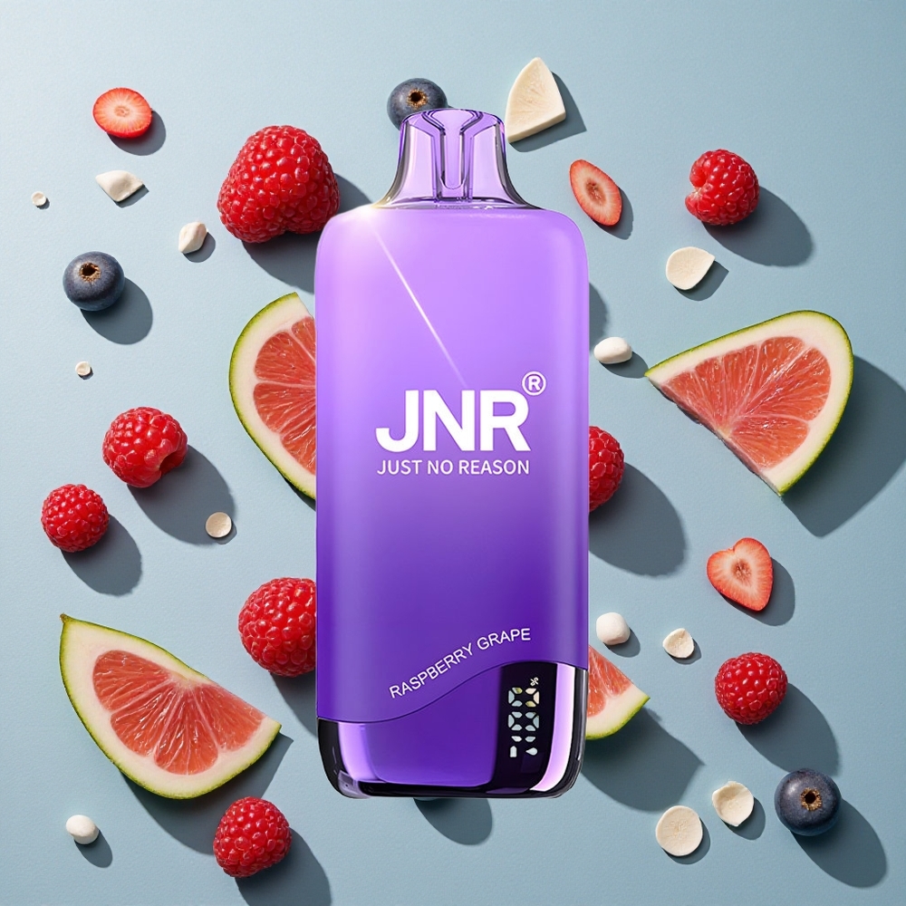 Hindbær Drue JNR Rainbow 10500 Puffs 18ml e-Liquid Tank