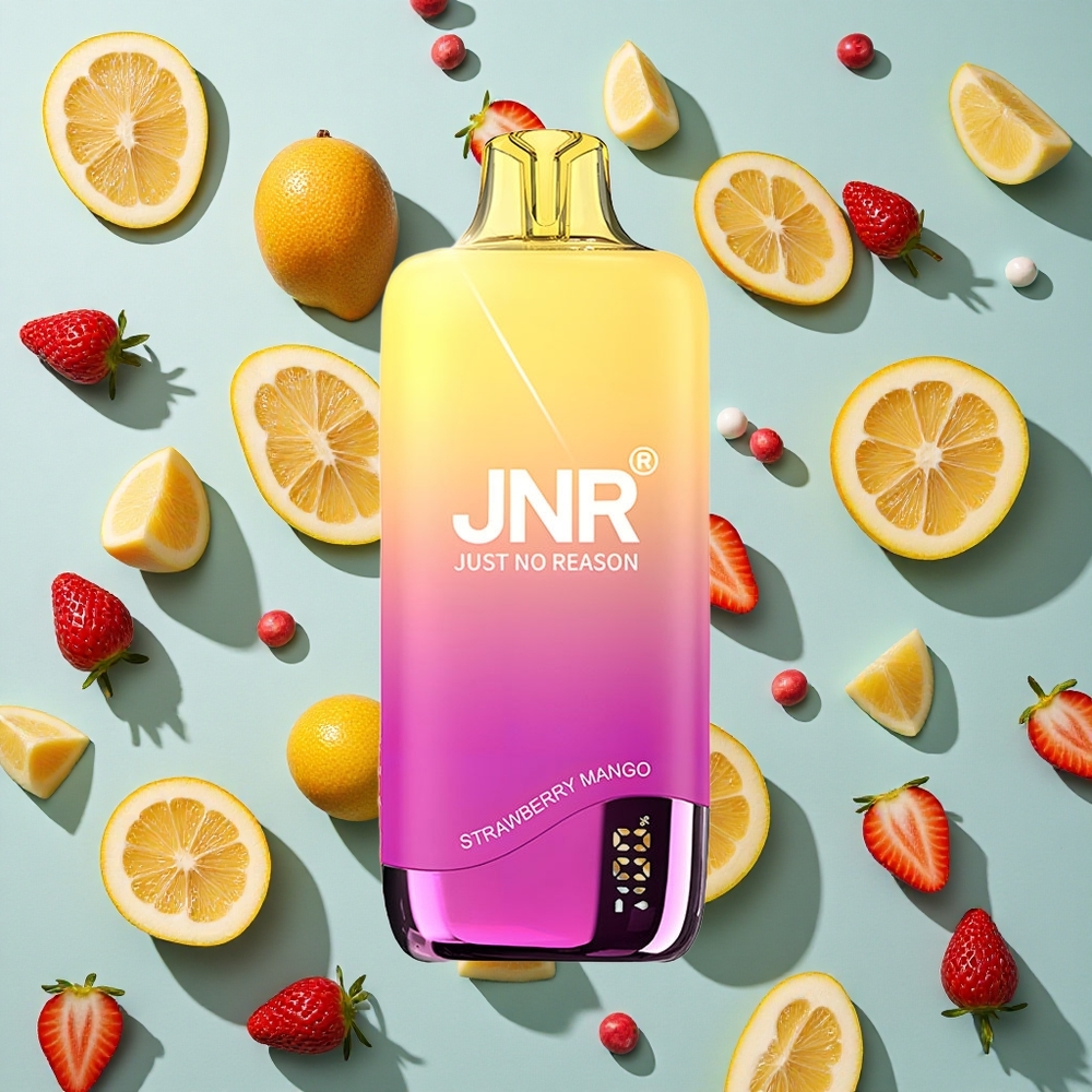 Jordbær Mango JNR Rainbow 10500 Puffs 18ml e-Liquid Tank