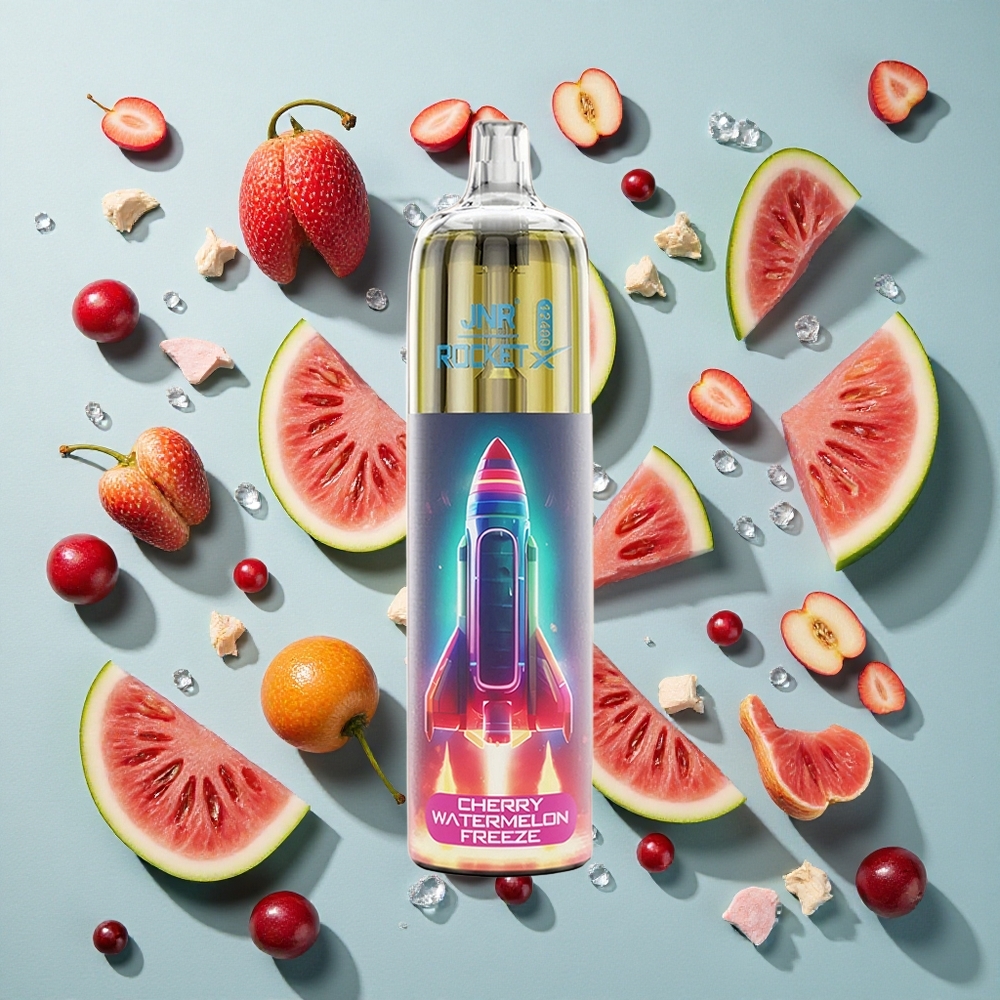 Cherry Watermelon Freeze JNR Rocket-X 12400 Puffs 25ml e-Liquid Kapacitet