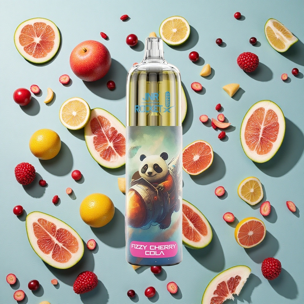 Frisk Cherry Cola JNR Rocket-X 12400 Puffs 25ml e-Væske Kapacitet