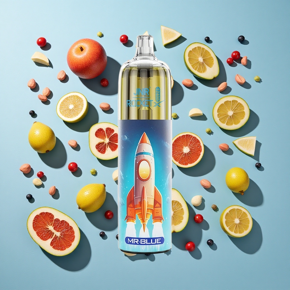 Mr Blue JNR Rocket-X 12400 Puffs Engangs vape med 25ml e-væske kapacitet