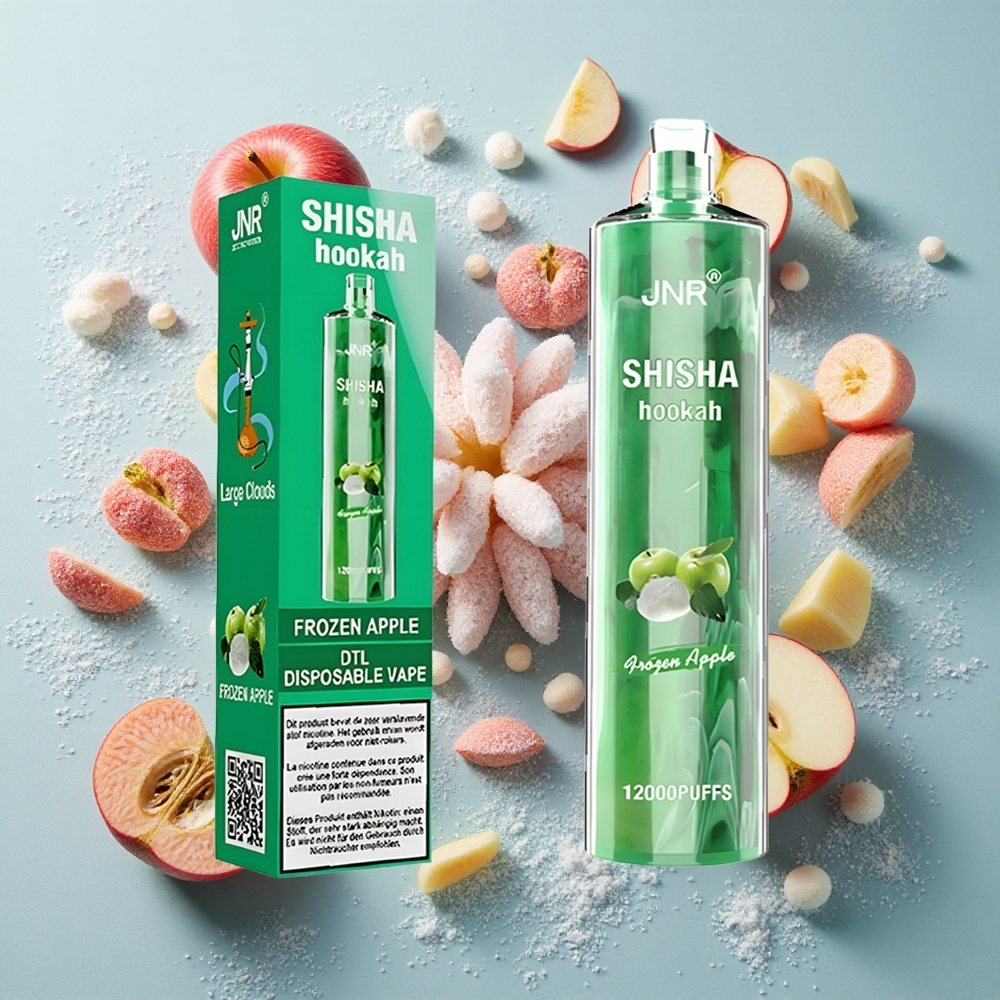 Frozen Apple JNR Shisha Hookah 12000 Puffs 24ml E-væske Battery capacity: 750mAh