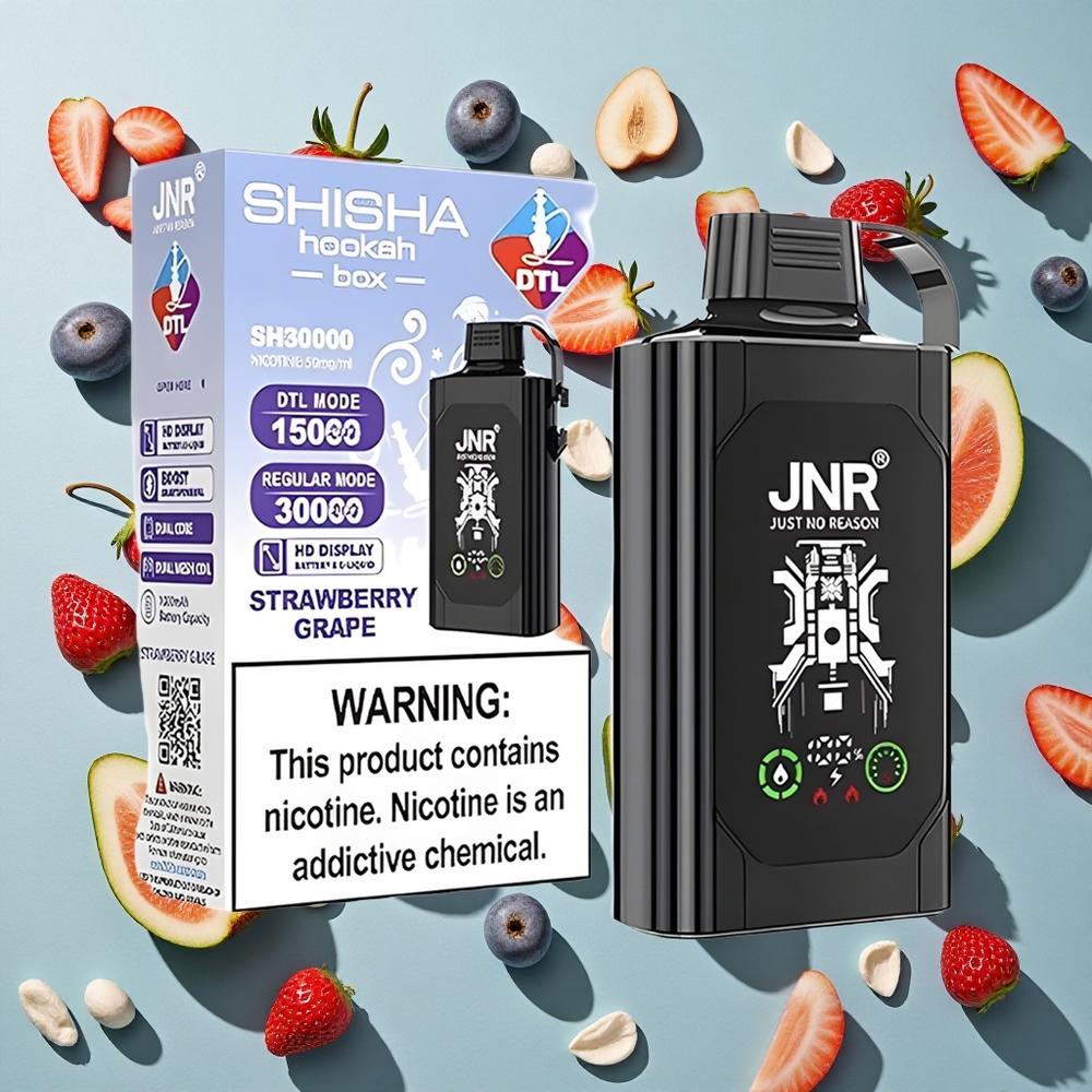 Jordbær Drue JNR Shisha Hookah Box 20500 Puffs 25ml