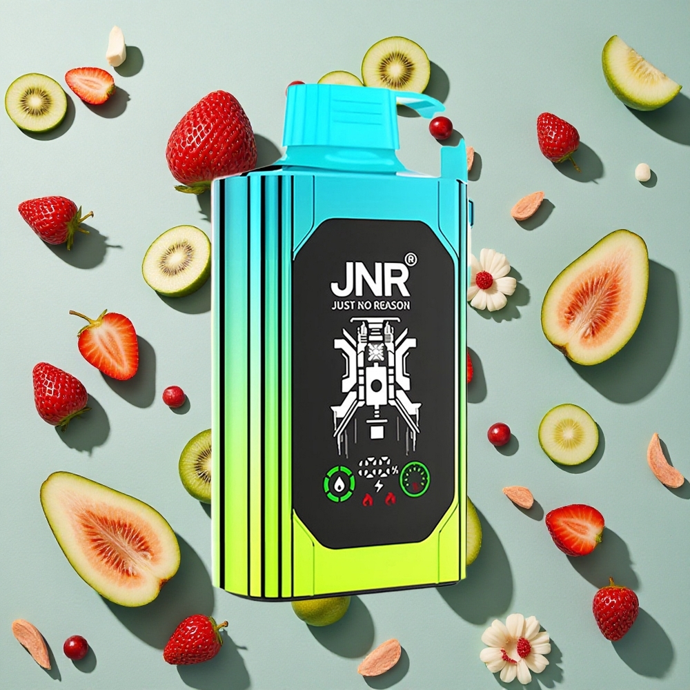 Jordbær Kiwi JNR Shisha Hookah Box 20500 Puffs 25ml E-væske