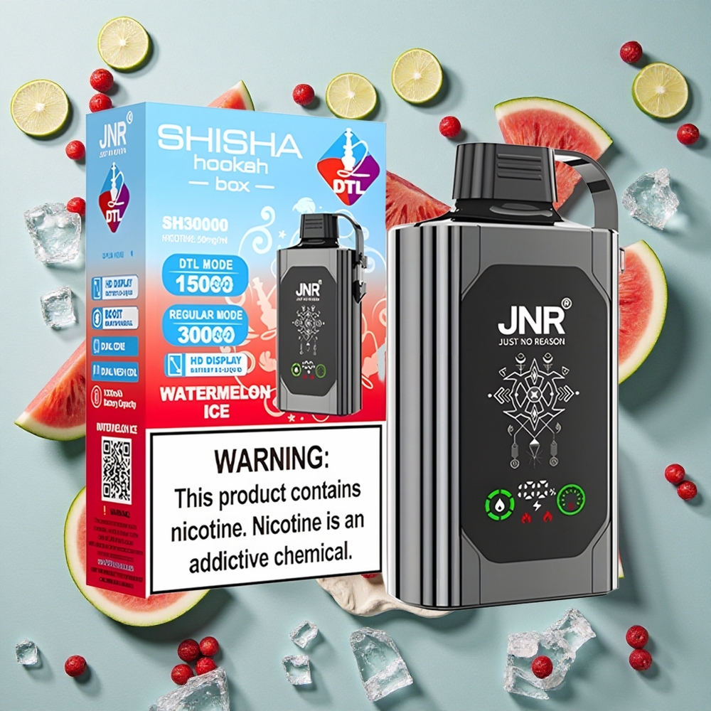 Vandmelon Is JNR Shisha Hookah Box 20500 Puffs 25ml