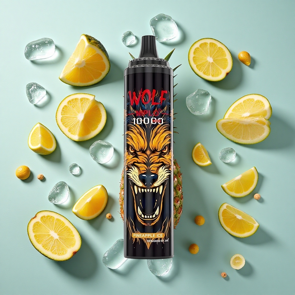 Ananas Is JNR Wolf Niplo 10000 Puffs 20ml e-væske