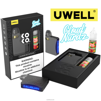 UWELL CALIBURN AK3 kit + a3s 0,8 ohm pods (x2) + daddy's vapor 10ml salte 50mg crl: grå/flv: sur vandmelon jordbær 50mg RXP0J240 UWELL Online Shop