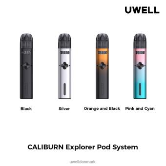 UWELL CALIBURN EXPLORER sæt (pod system) orange/sort RXP0J166 UWELL Vape For Sale