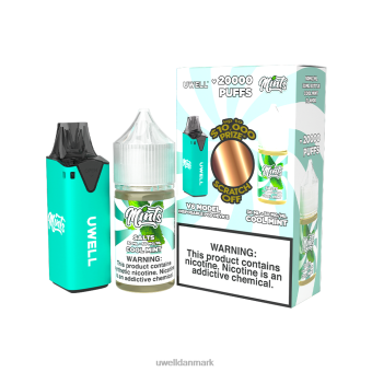 UWELL V6 engangsapparat + daddy's vapor 30ml juice - collab bundt clr: cyan/flv: cool mynte 50mg RXP0J210 UWELL Online Shop