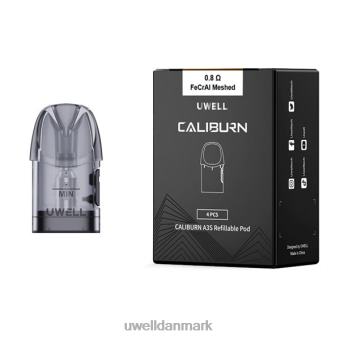 UWELL CALIBURN A3 udskiftning af bælg | 4-pak 0,8 ohm 2 RXP0J19 UWELL E Cigarette