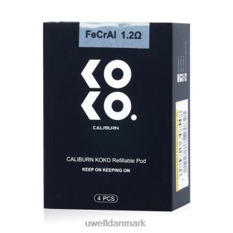 UWELL CALIBURN KOKO bælg (4-pak) 1,2 ohm RXP0J95 UWELL Vape Flavours