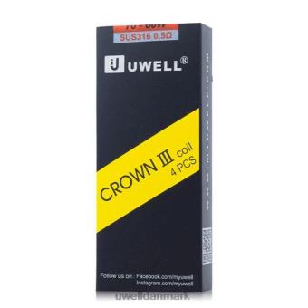 UWELL CROWN 3 spoler (4-pak) 0,5 ohm RXP0J93 UWELL Helsingør