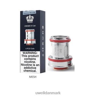 UWELL CROWN 4 udskiftningsspoler (4-pak) un2 dual mesh 0,23ohm RXP0J184 UWELL Vape Price