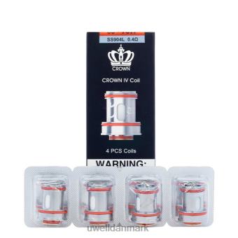 UWELL CROWN 4 udskiftningsspoler (4-pak) un2 dual mesh 0,23ohm RXP0J184 UWELL Vape Price