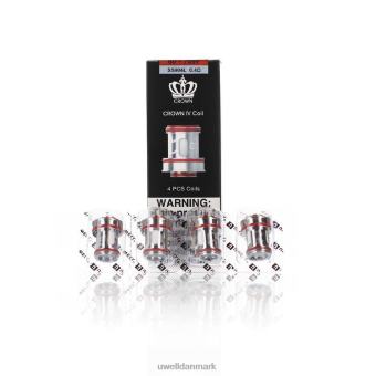 UWELL CROWN 4 udskiftningsspoler (4-pak) un2 dual mesh 0,23ohm RXP0J184 UWELL Vape Price
