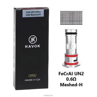 UWELL HAVOK V1 spoler (4-pak) 0,6 ohm RXP0J151 UWELL Danmark