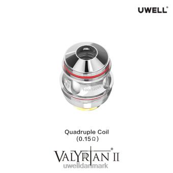UWELL VALYRIAN 2 udskiftningsspoler (2-pak) firedobbelt 0,15 ohm RXP0J31 UWELL Danmark