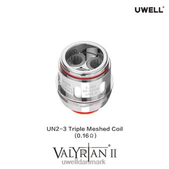 UWELL VALYRIAN 2 udskiftningsspoler (2-pak) un2-3 triple mesh 0,16ohm RXP0J30 UWELL Online Shop